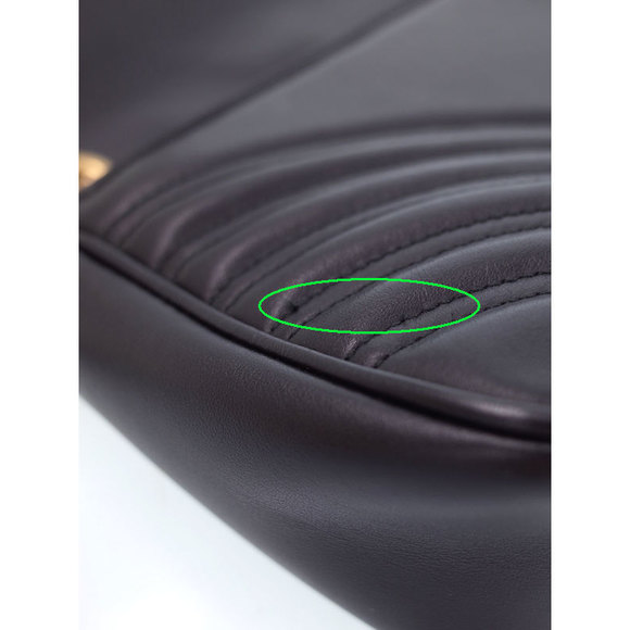 Gucci GG Marmont Quilted Small Chain Shoulder Bag - Picture 8 of 9